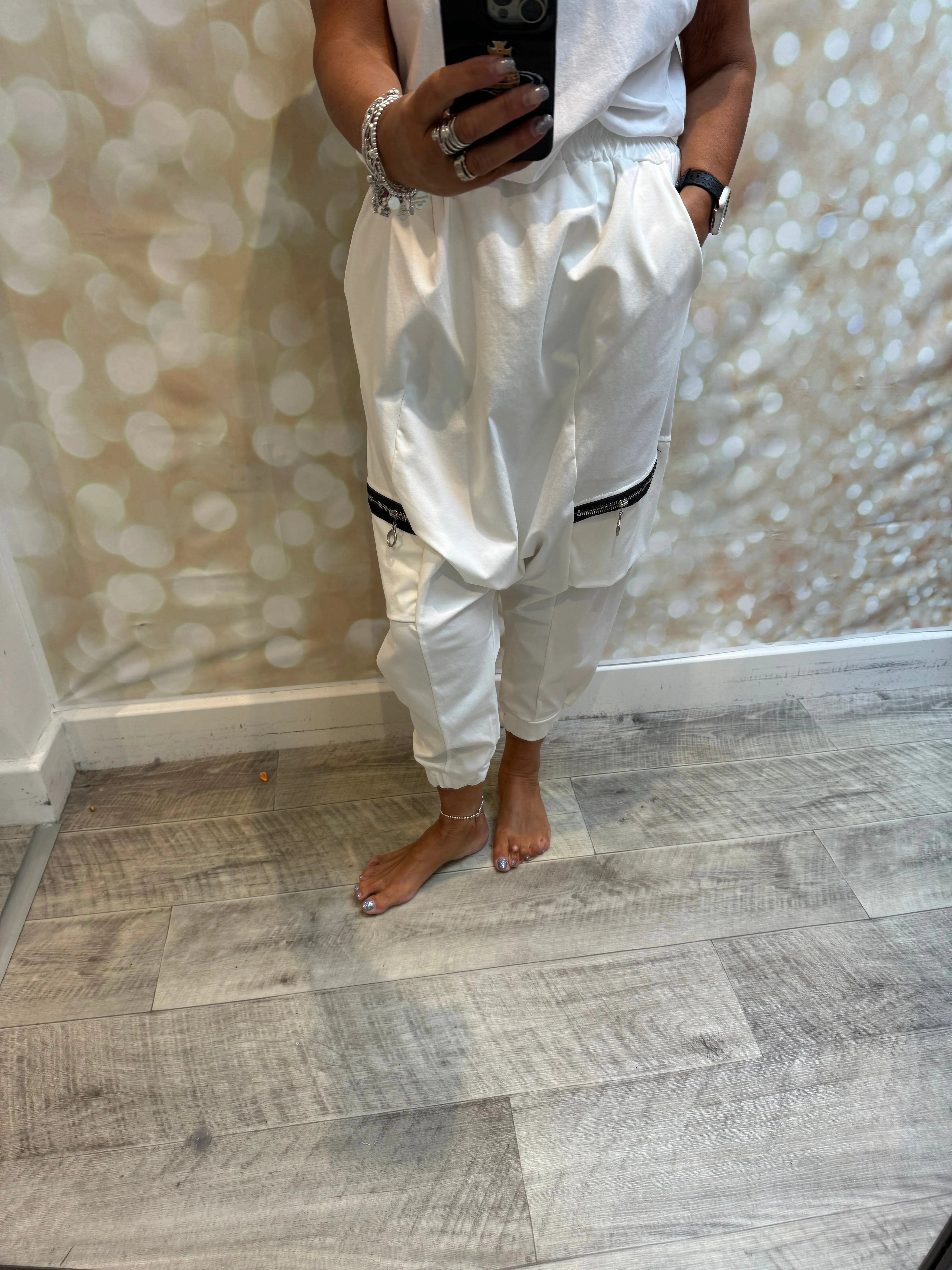 Hareem Zip Pocket Trousers