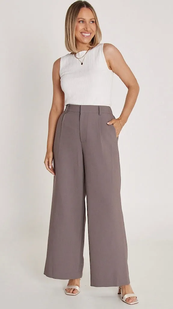 Hayley Pants - Taupe