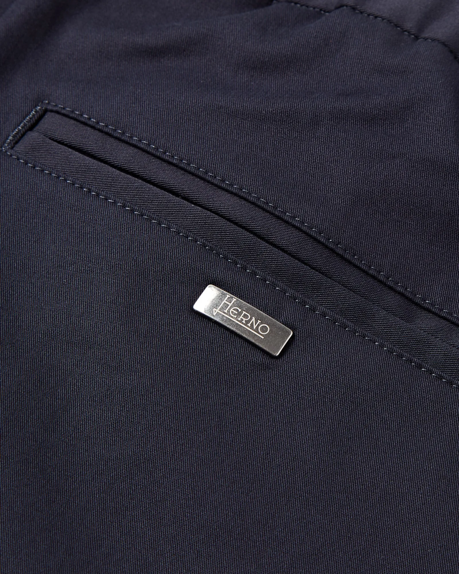 Herno Cotton Stretch Pants (Navy)