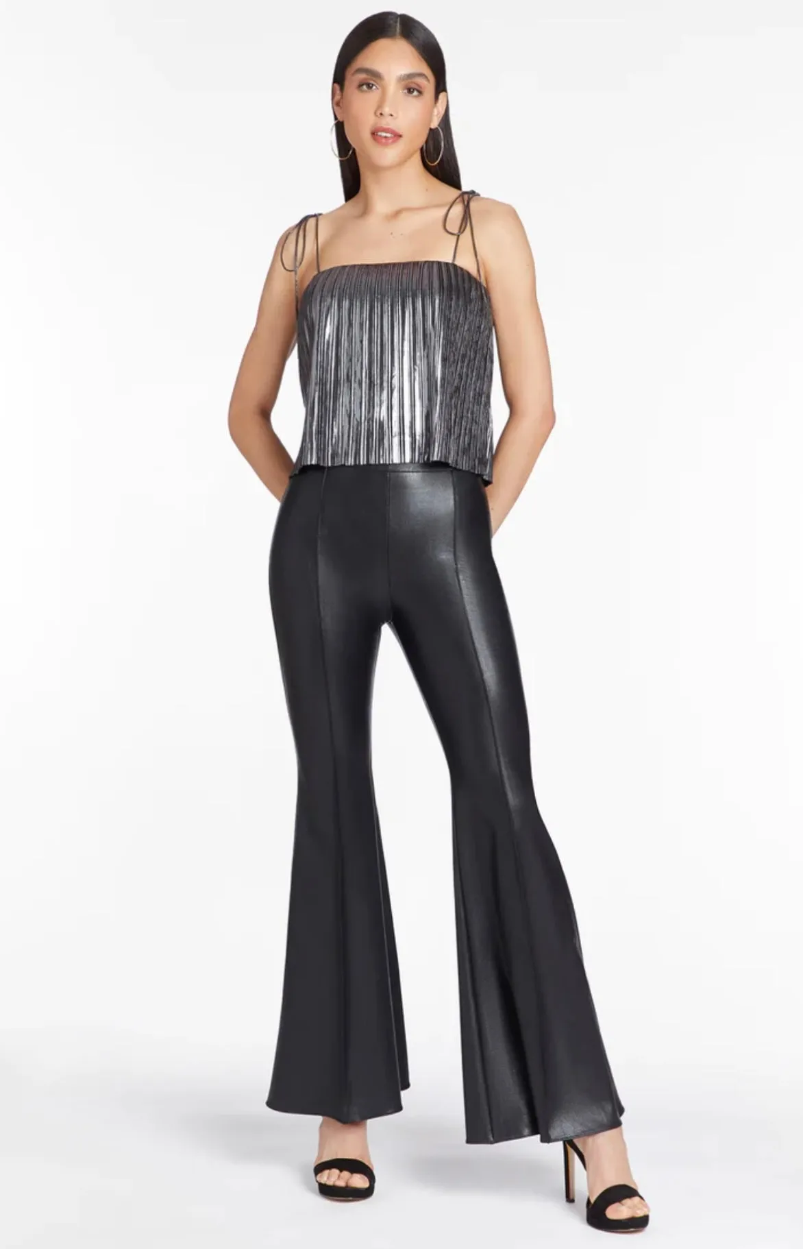 Hughes Faux Leather Pants