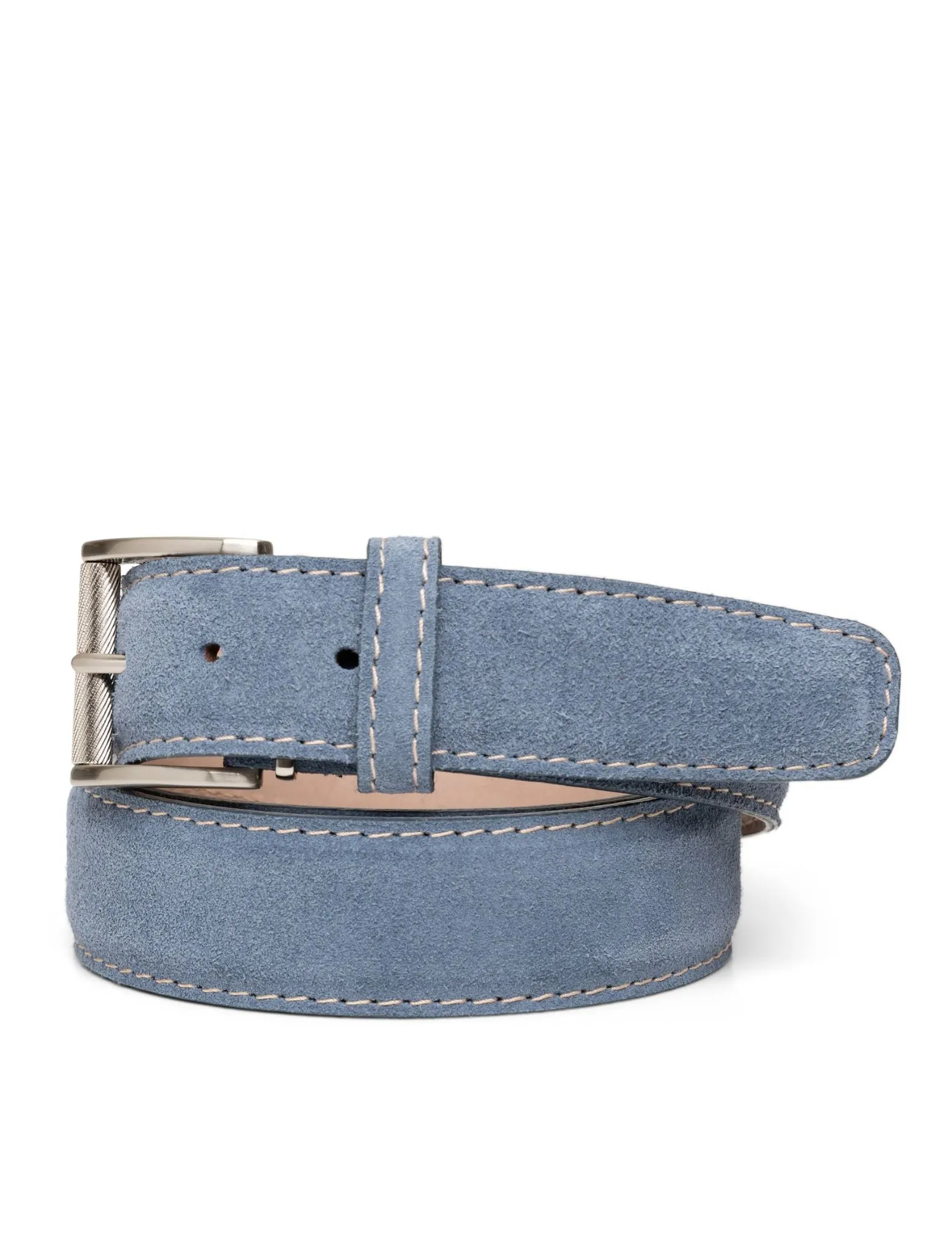 Italian Suede Belt | Denim