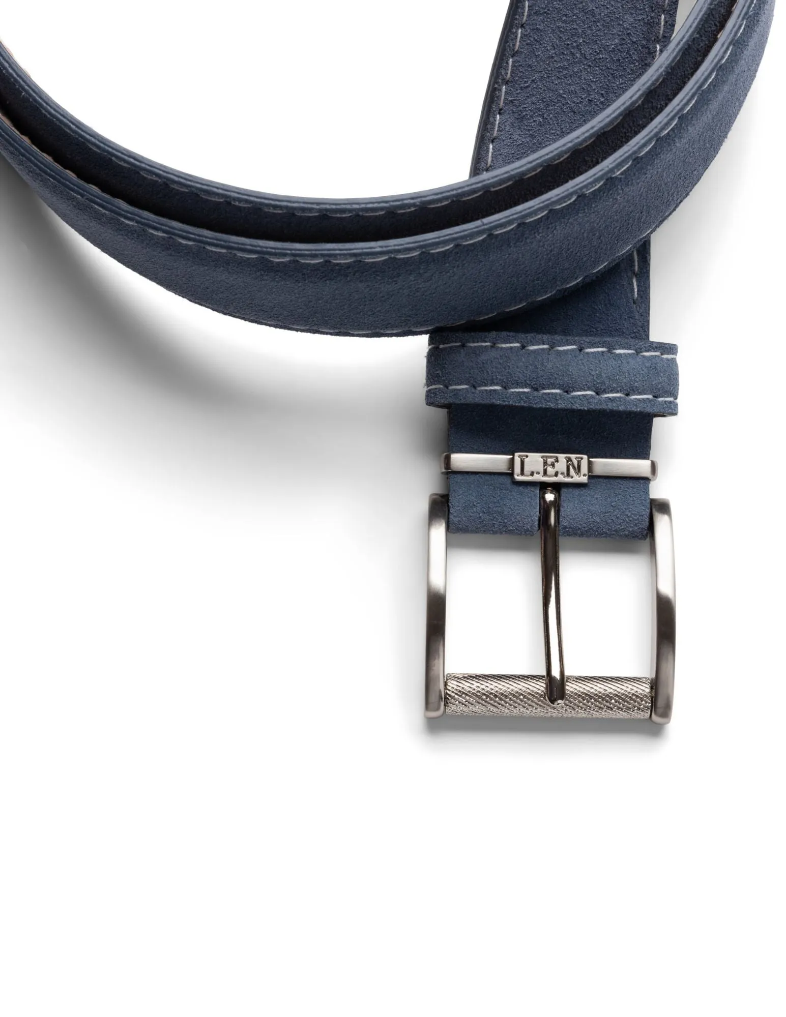 Italian Suede Belt | Denim