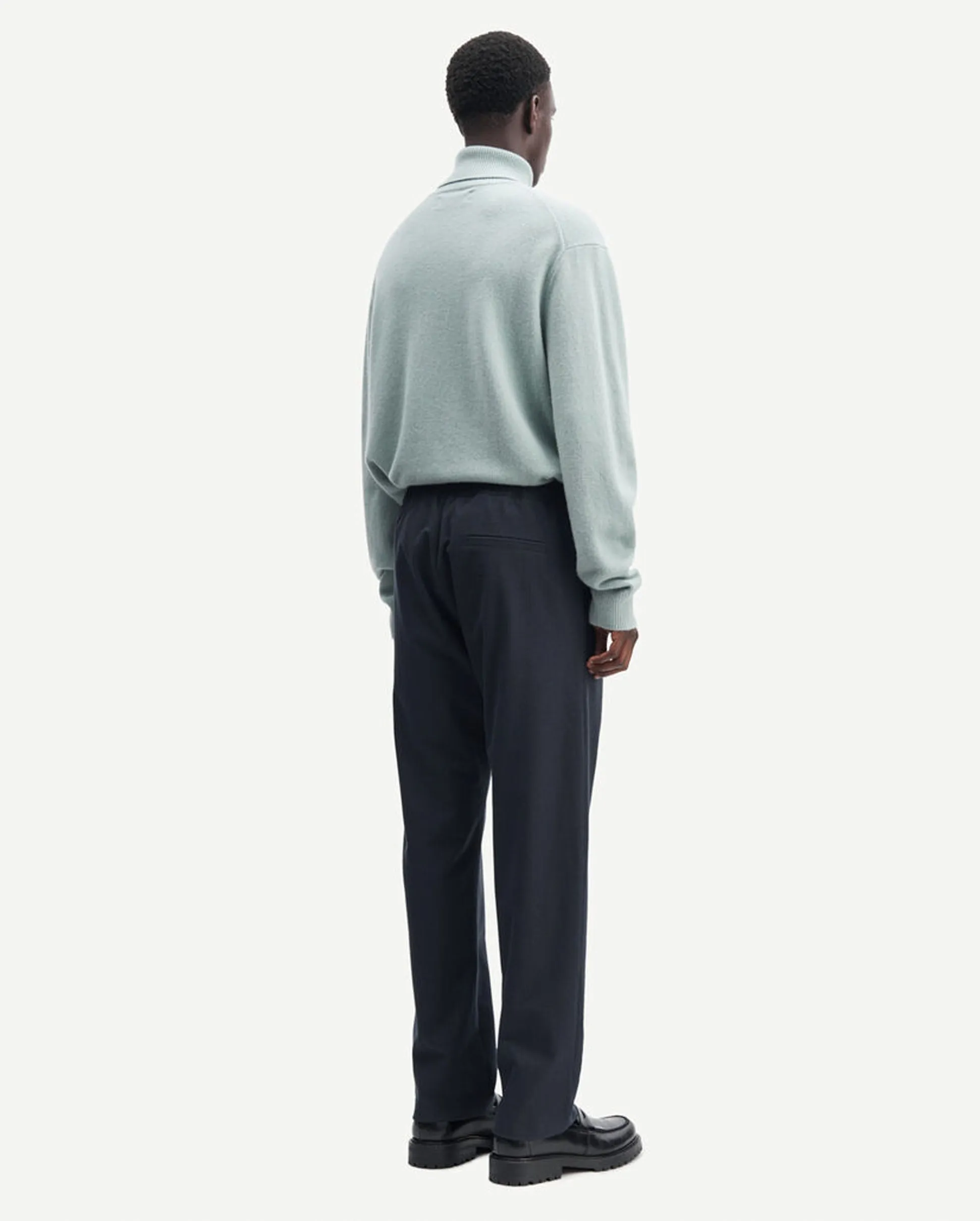 JABARI X TROUSERS / GREY PINSTRIPE