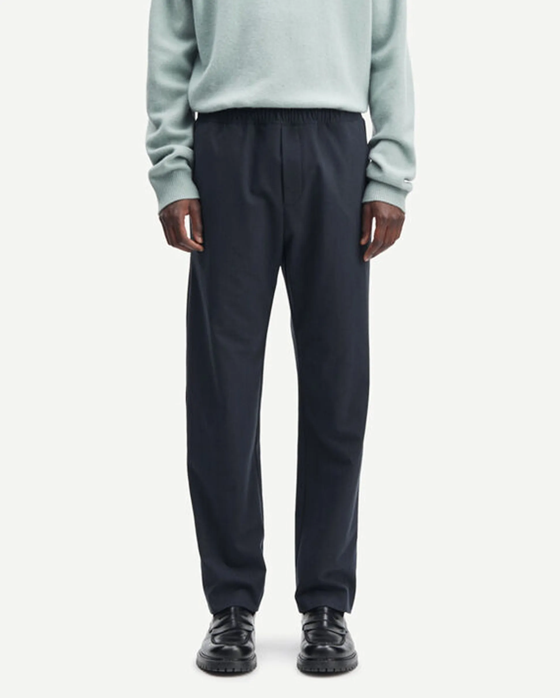 JABARI X TROUSERS / GREY PINSTRIPE