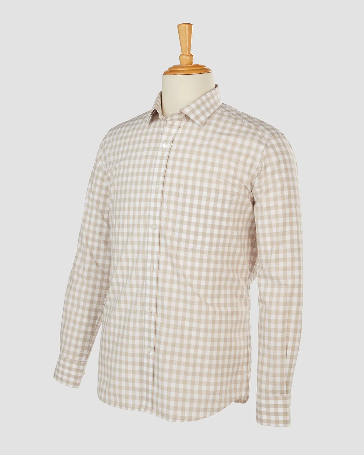 Japanese Oatmeal Checked Shirt