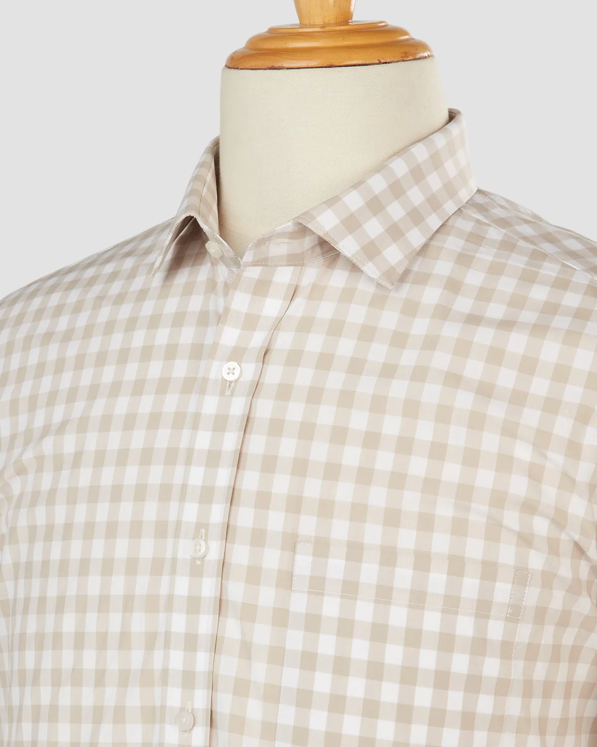 Japanese Oatmeal Checked Shirt