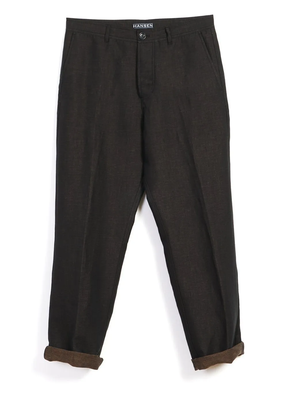 KEN | Wide Cut Trousers| Brown