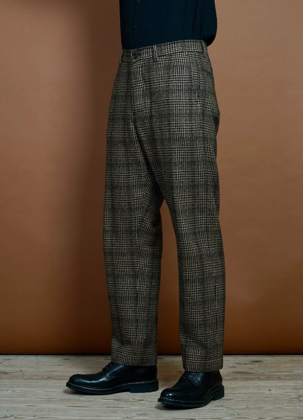 KEN | Wide Cut Trousers | Checkered