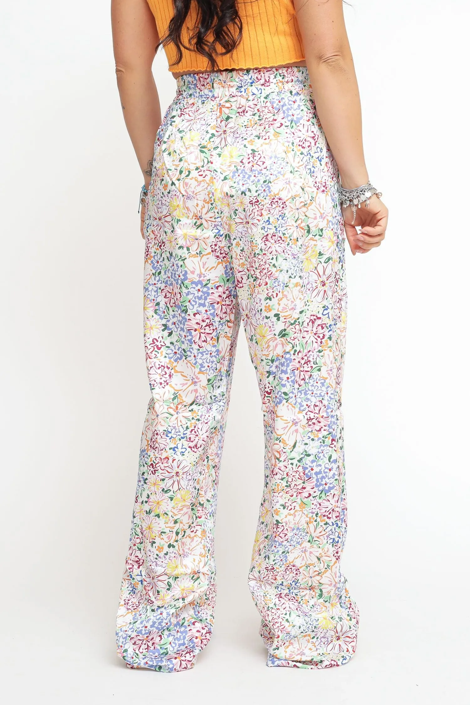 Ladies Trousers Painted multi Floral