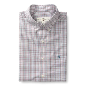 Langley Plaid Performance Poplin Sport Shirt