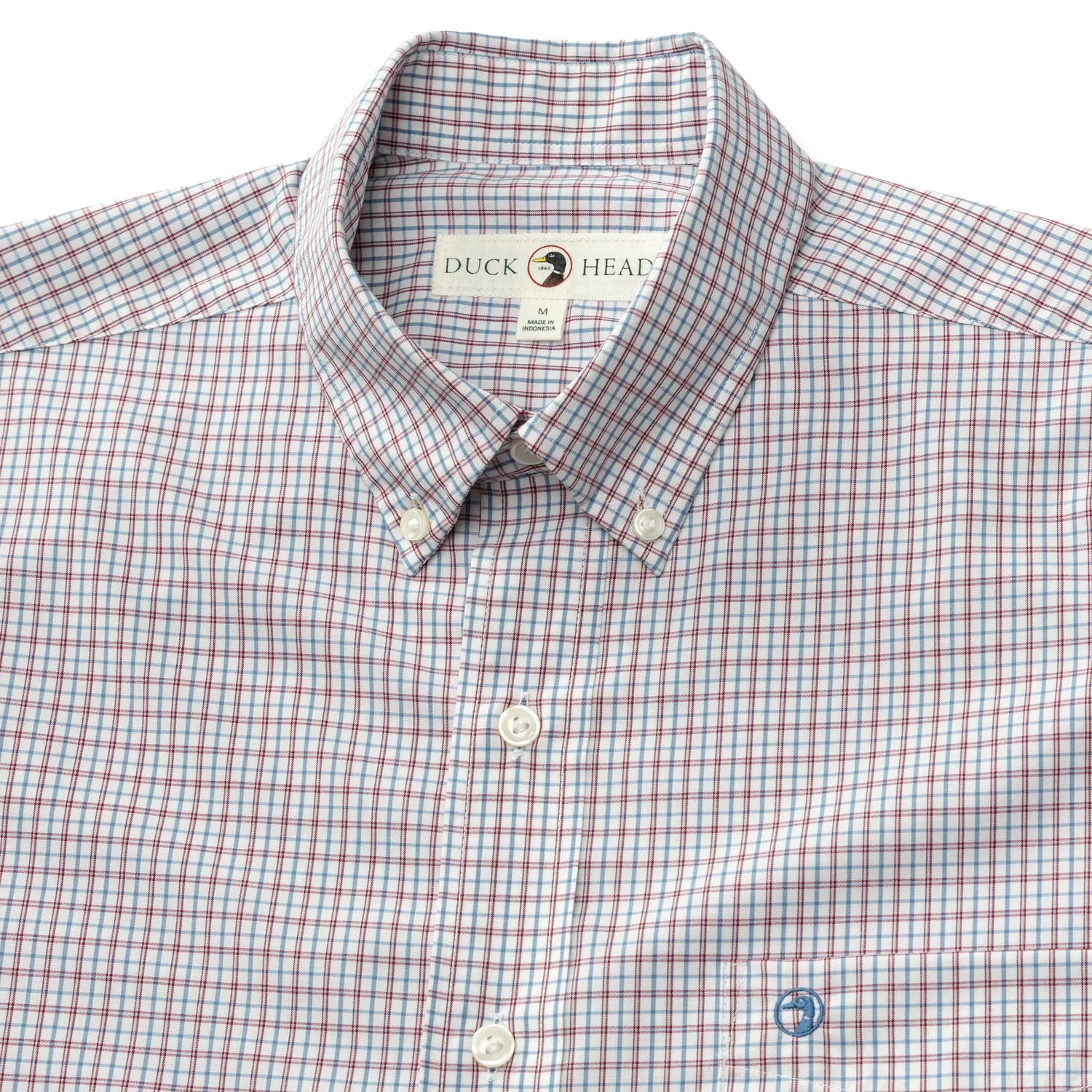 Langley Plaid Performance Poplin Sport Shirt