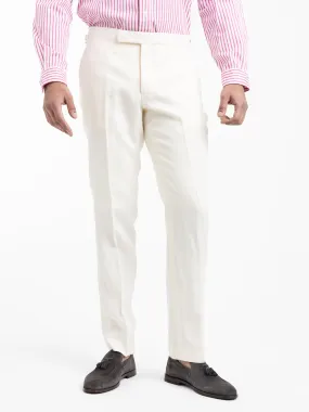 Light Cream Linen Trousers