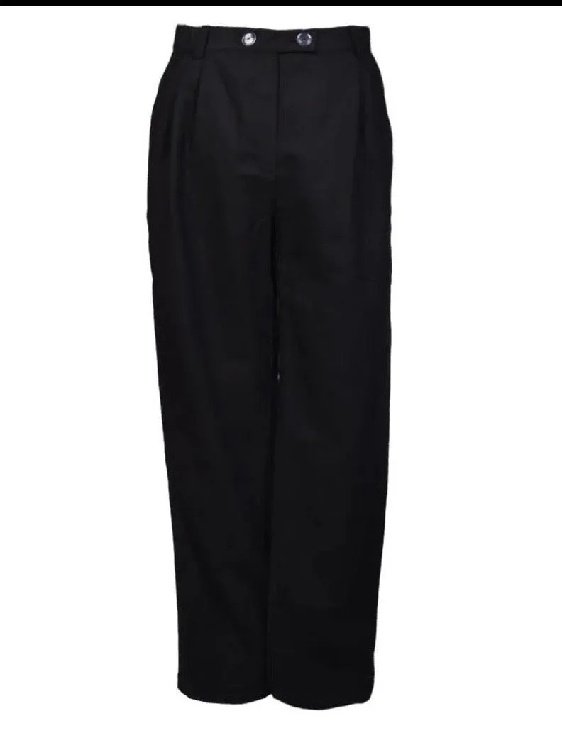 Marta Linen Trousers Black