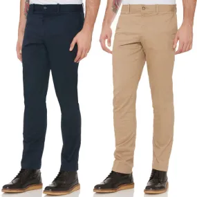 Mens P55 Slim Fit Stretch Chino Trousers by Original Penguin