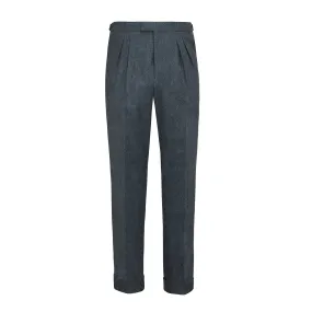 Mid Grey Flannel Trousers