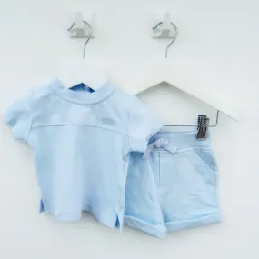 Mintini Boys Blue Top & Shorts Set