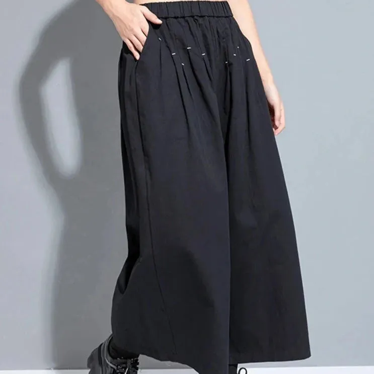 Modern Punk Irregular Design Trousers