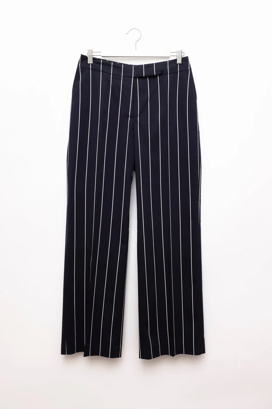 NAVY MARLENE PINSTRIPES PANTS