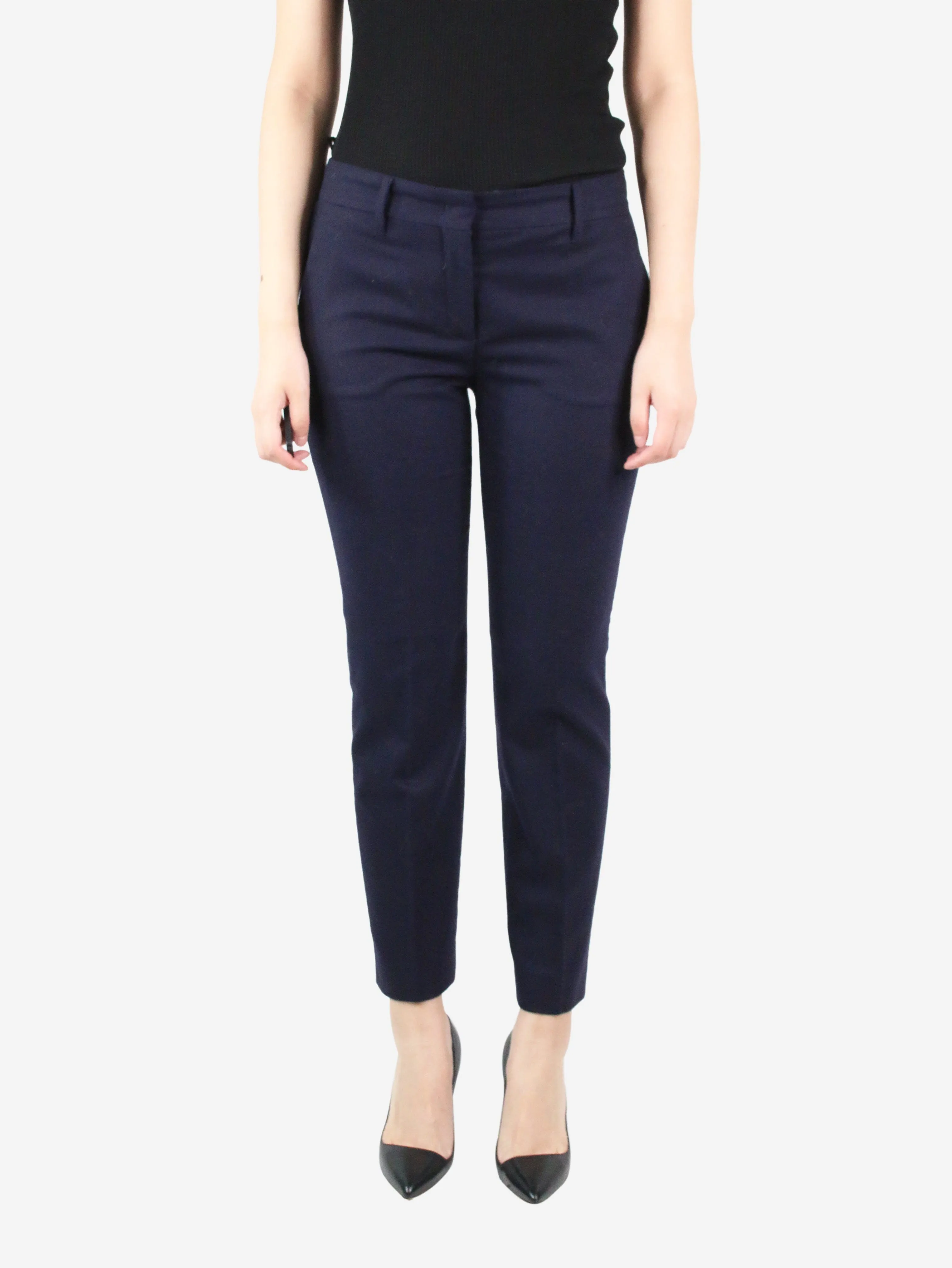 Navy tailored trousers - size IT 40