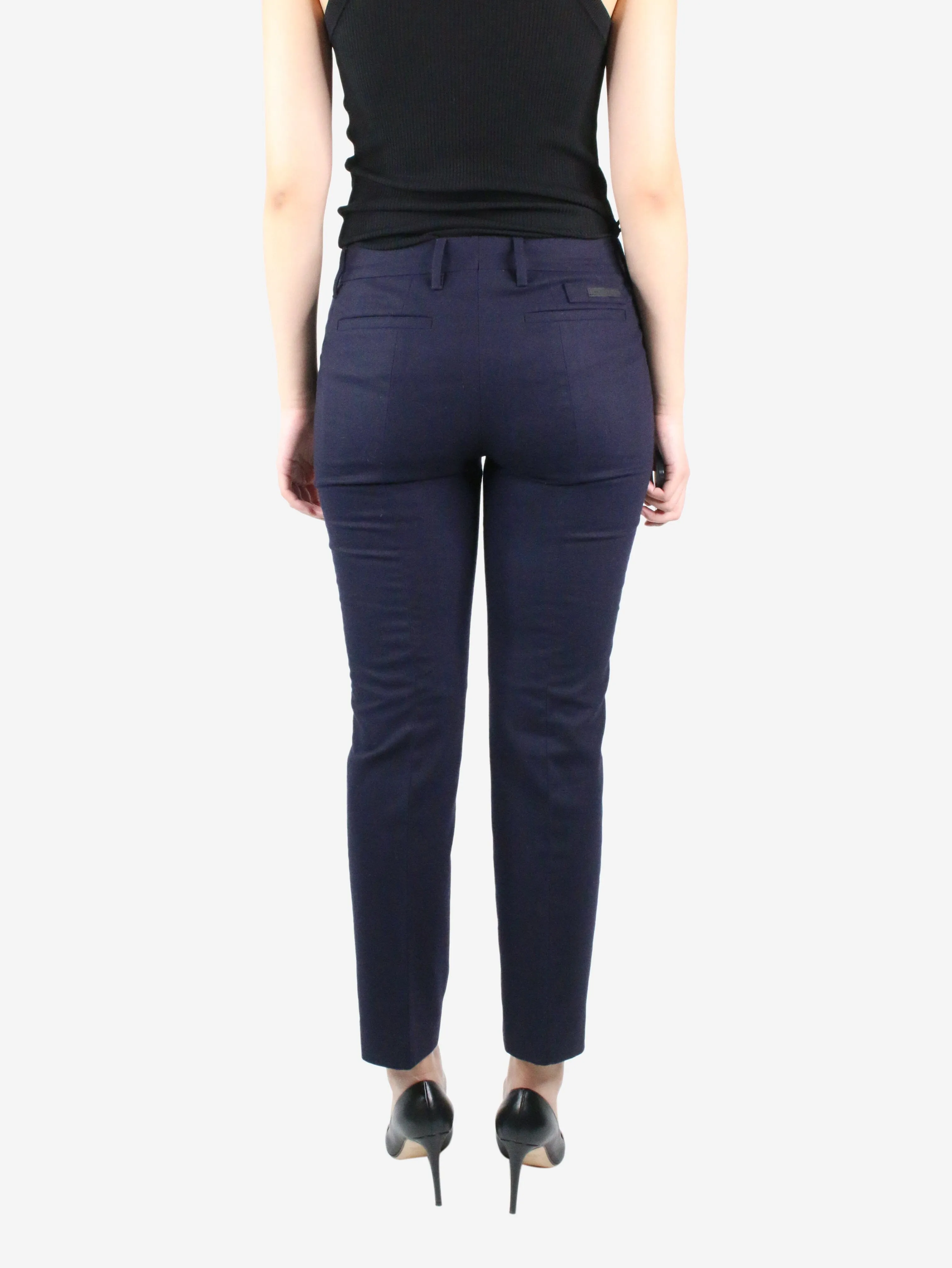 Navy tailored trousers - size IT 40