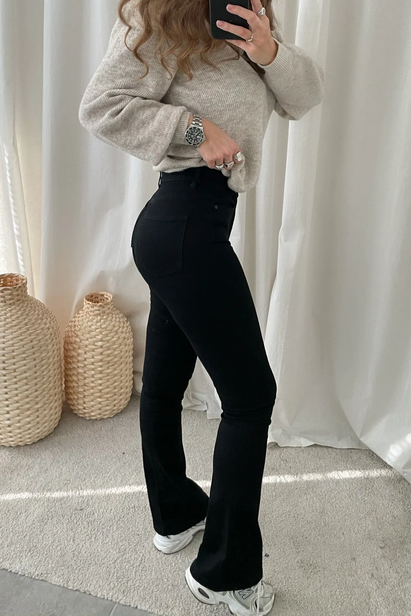 NMSallie Shape Jeans - Sort