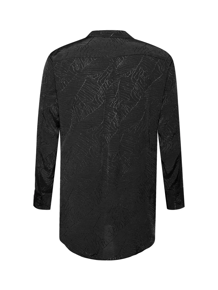 Nu Denmark Moel Shirt - Black - 7348-50