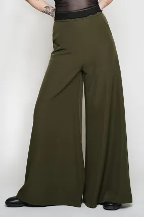 Palazzo Pants - Olive [Last Large-3x]