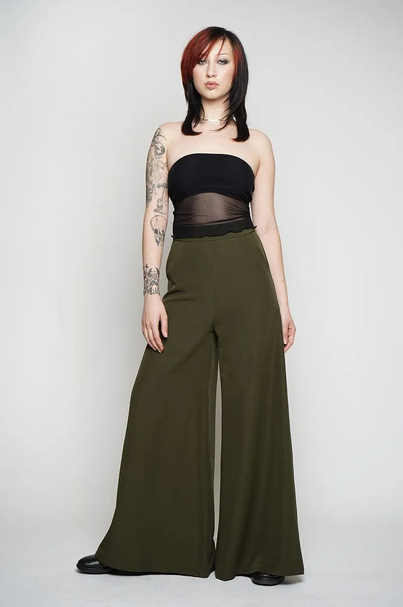 Palazzo Pants - Olive [Last Large-3x]