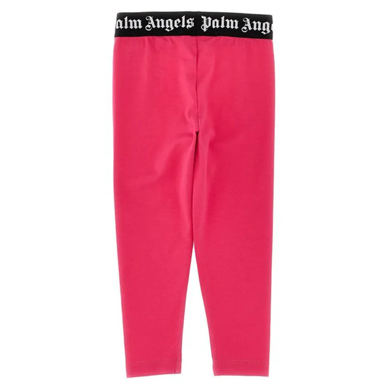 PALM ANGELS Logo Band Leggings