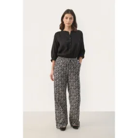 PART TWO GABRELLA TROUSER BLACK SMALL GRAPHIC