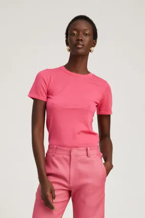 Pink Cashmere Relaxed Tee Shirt