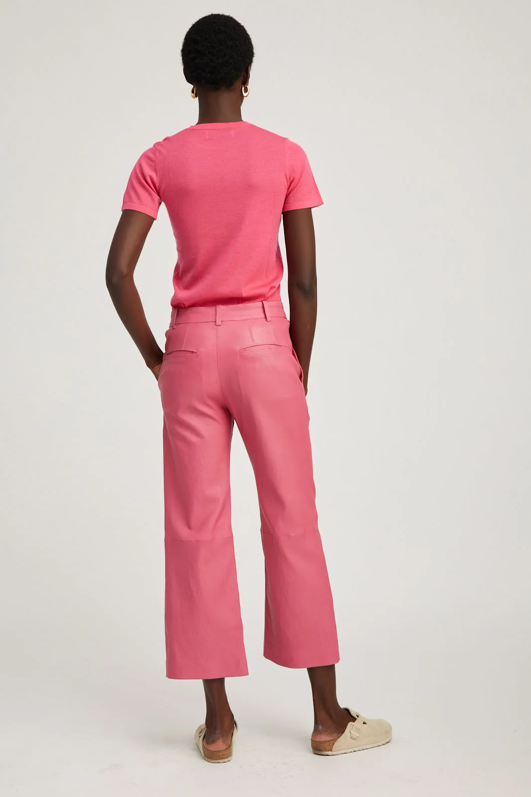 Pink Cashmere Relaxed Tee Shirt