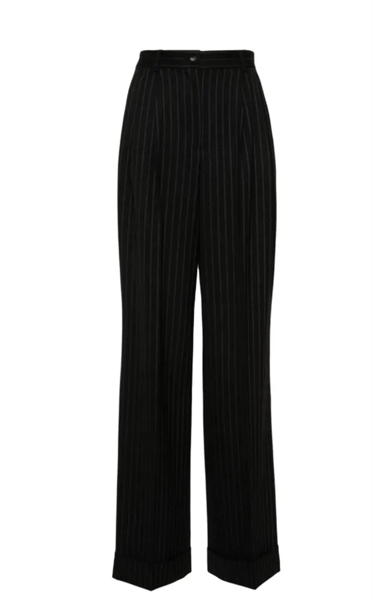 PINSTRIPED PALAZZO PANTS