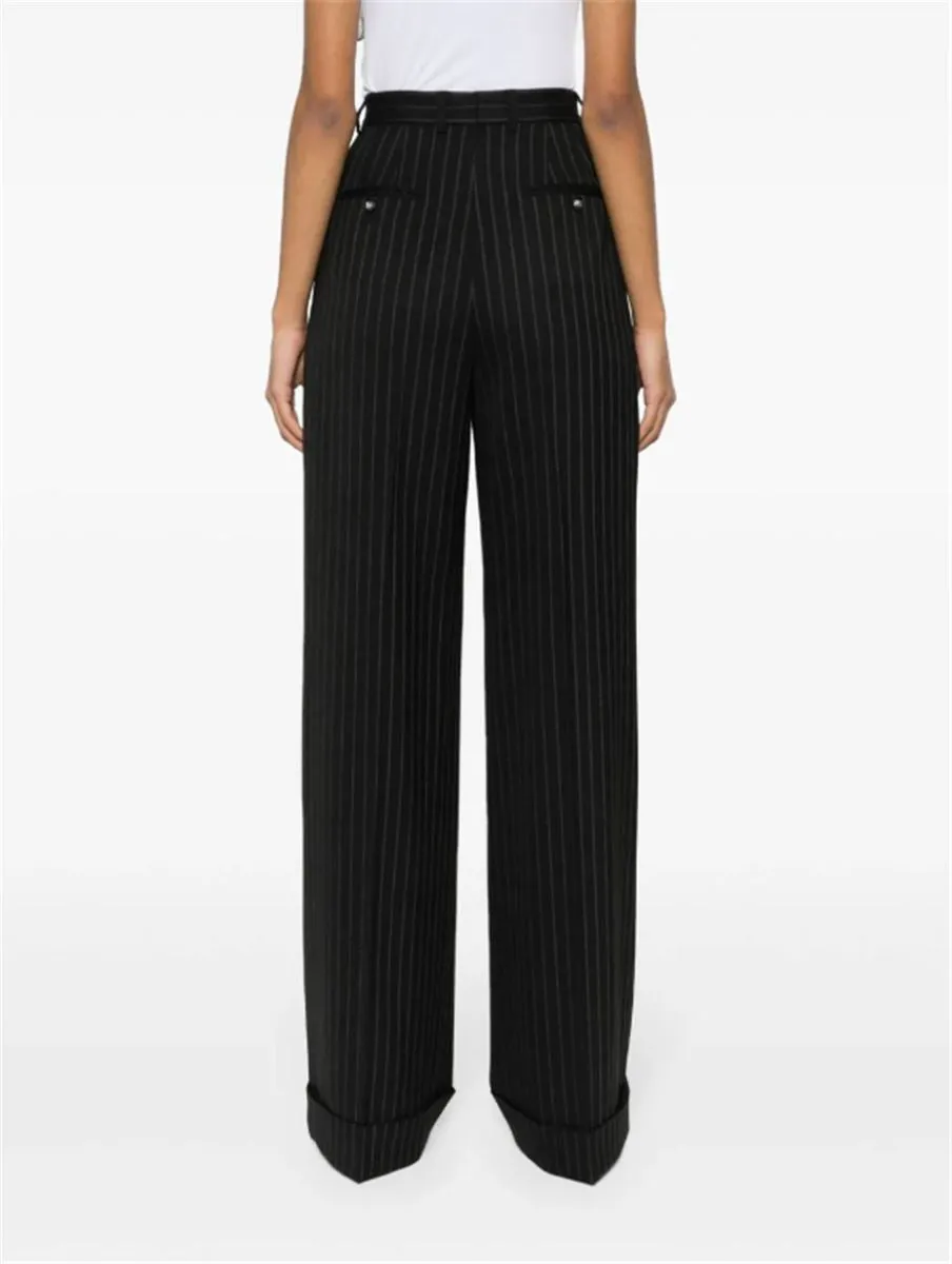 PINSTRIPED PALAZZO PANTS