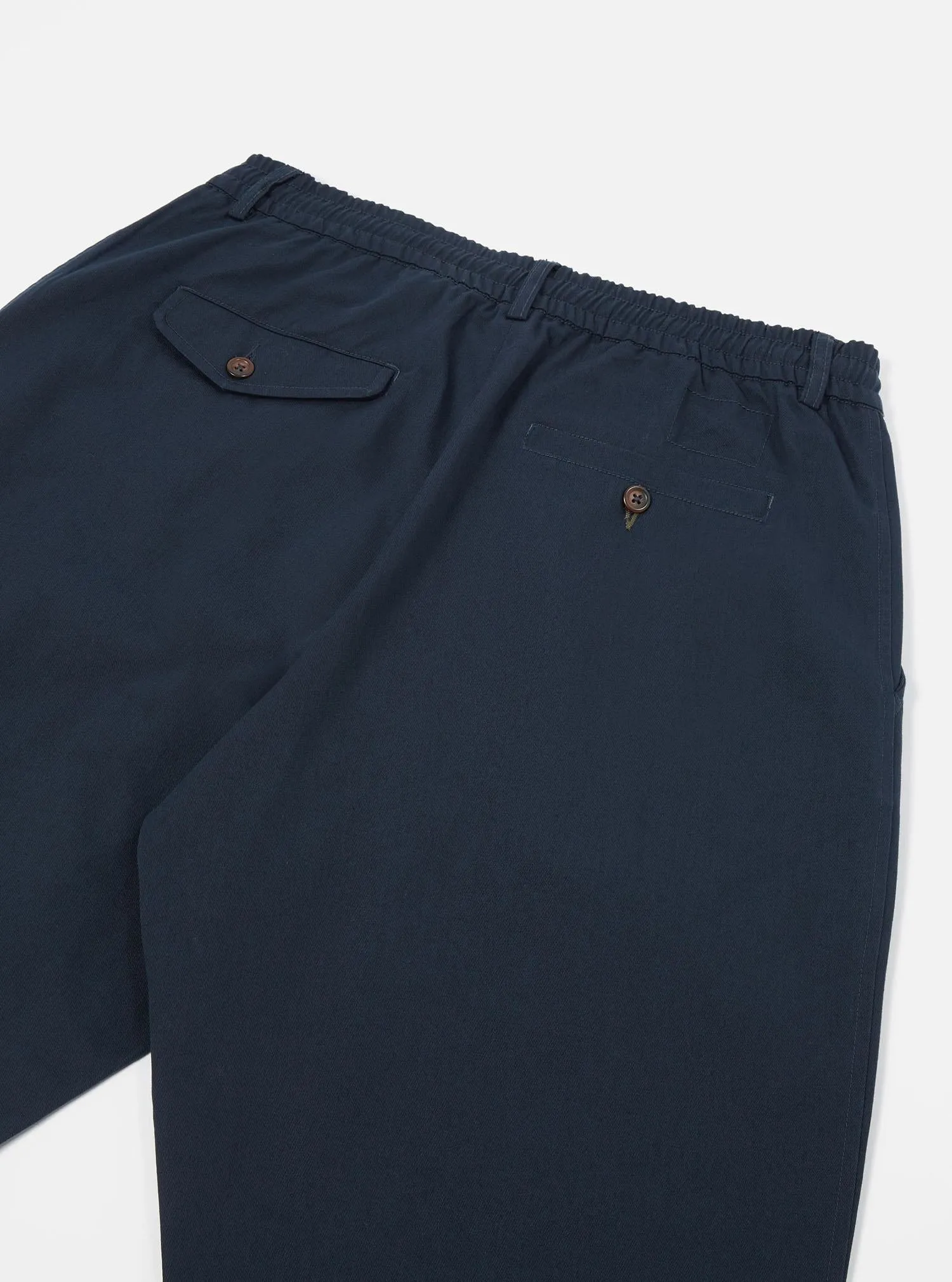 Pleated Track Pant - Navy