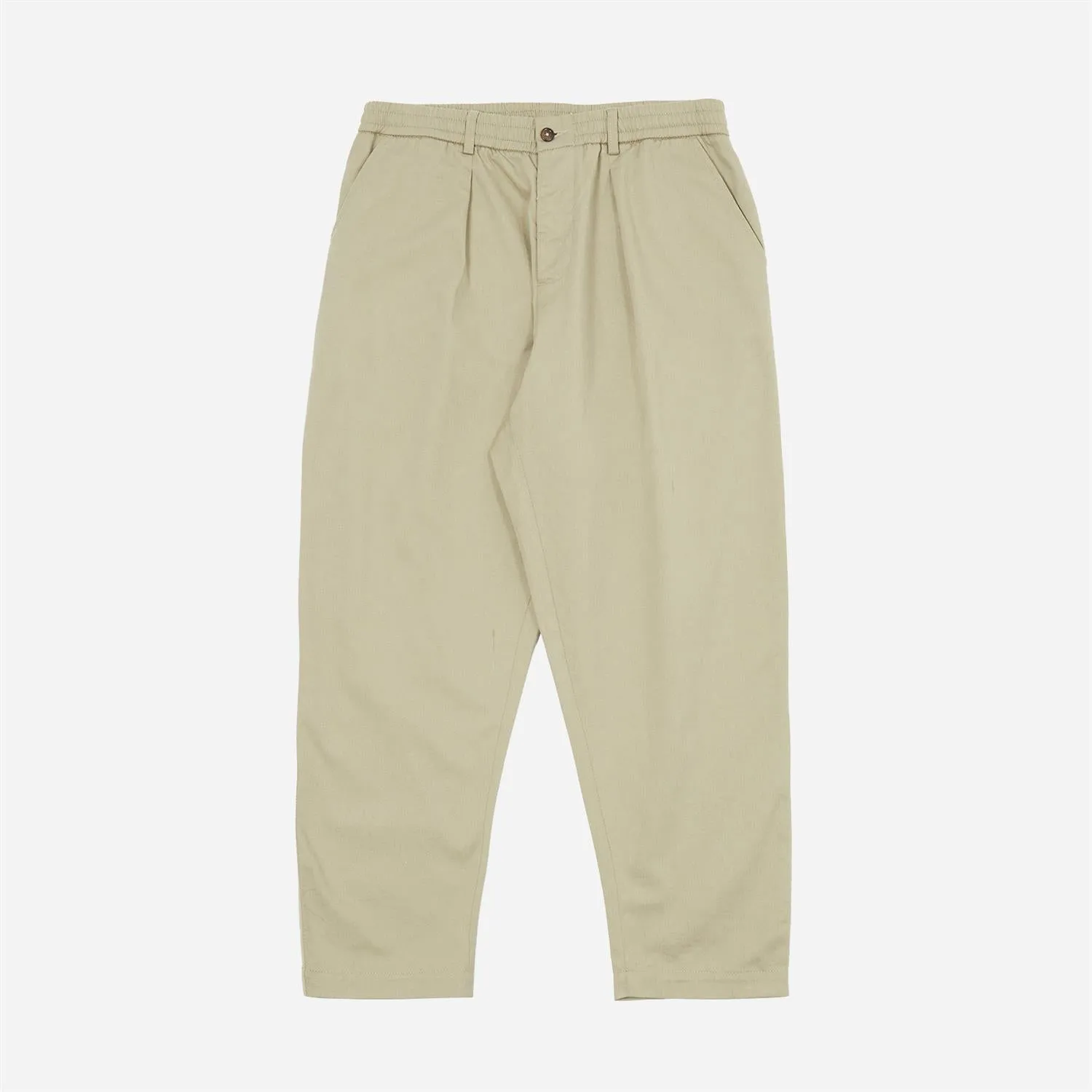 Pleated Track Pant - Stone