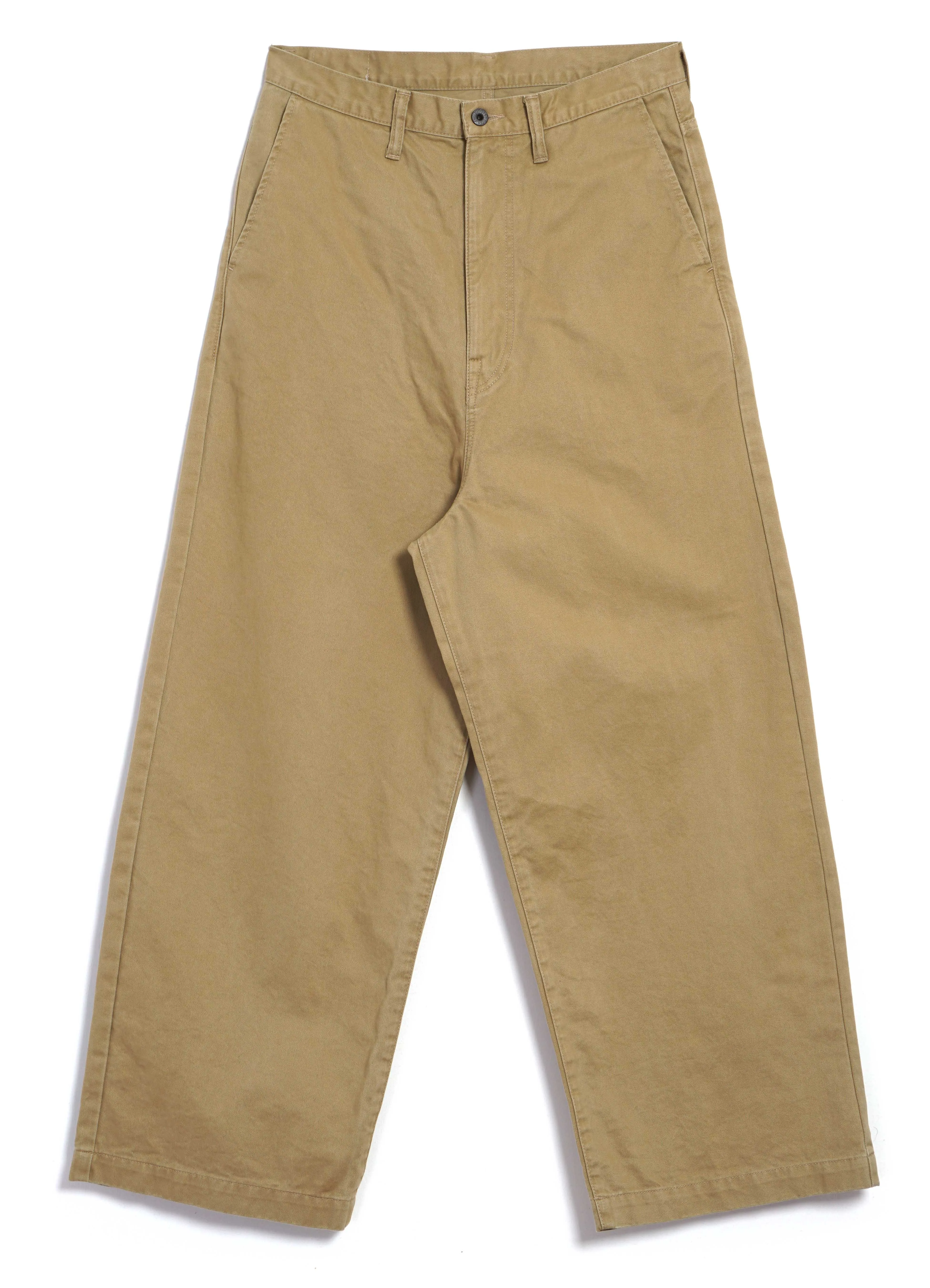 PORT | Baggy Chino Pants | Beige