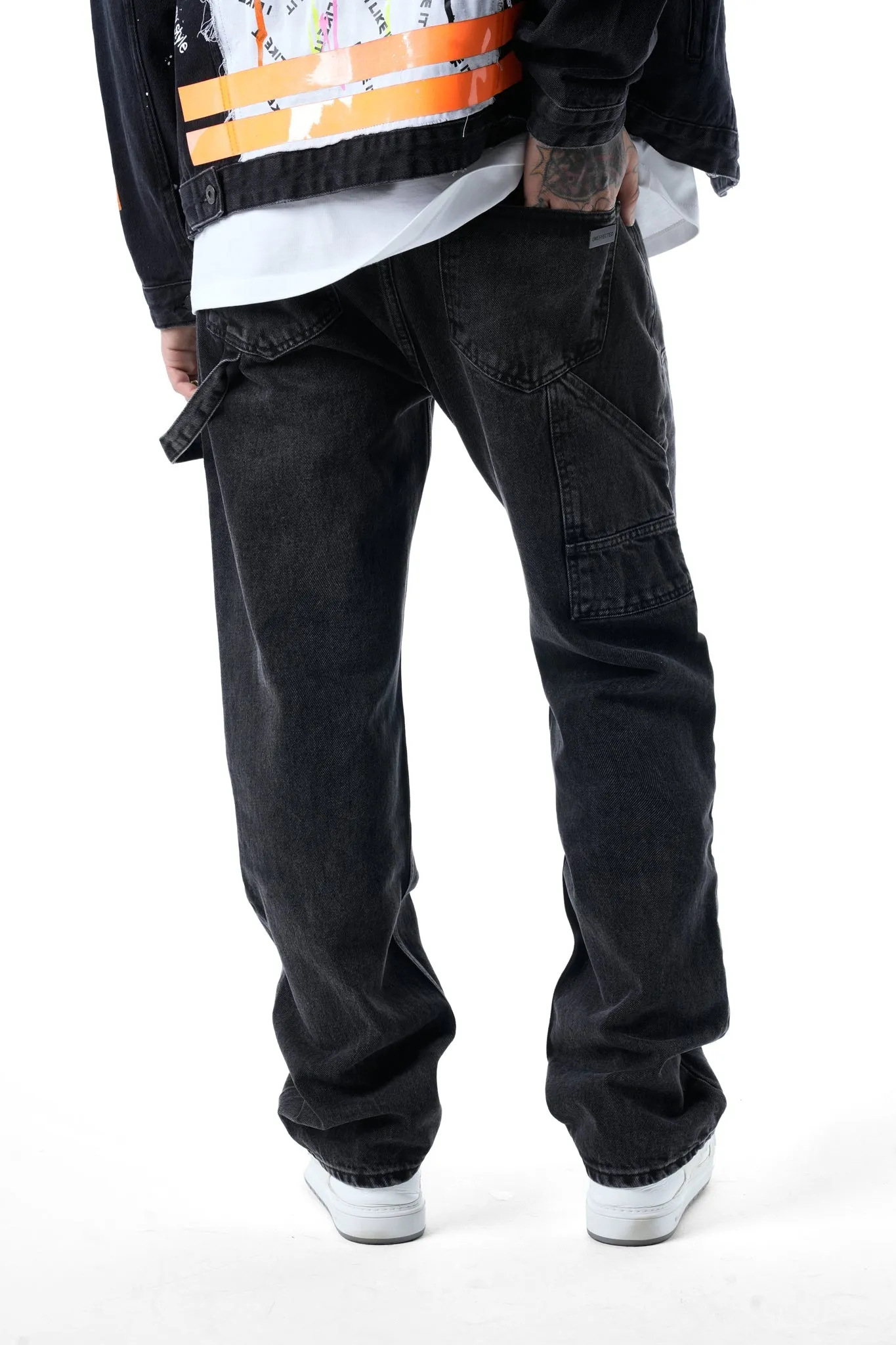 Premium Carpenter Black Jeans