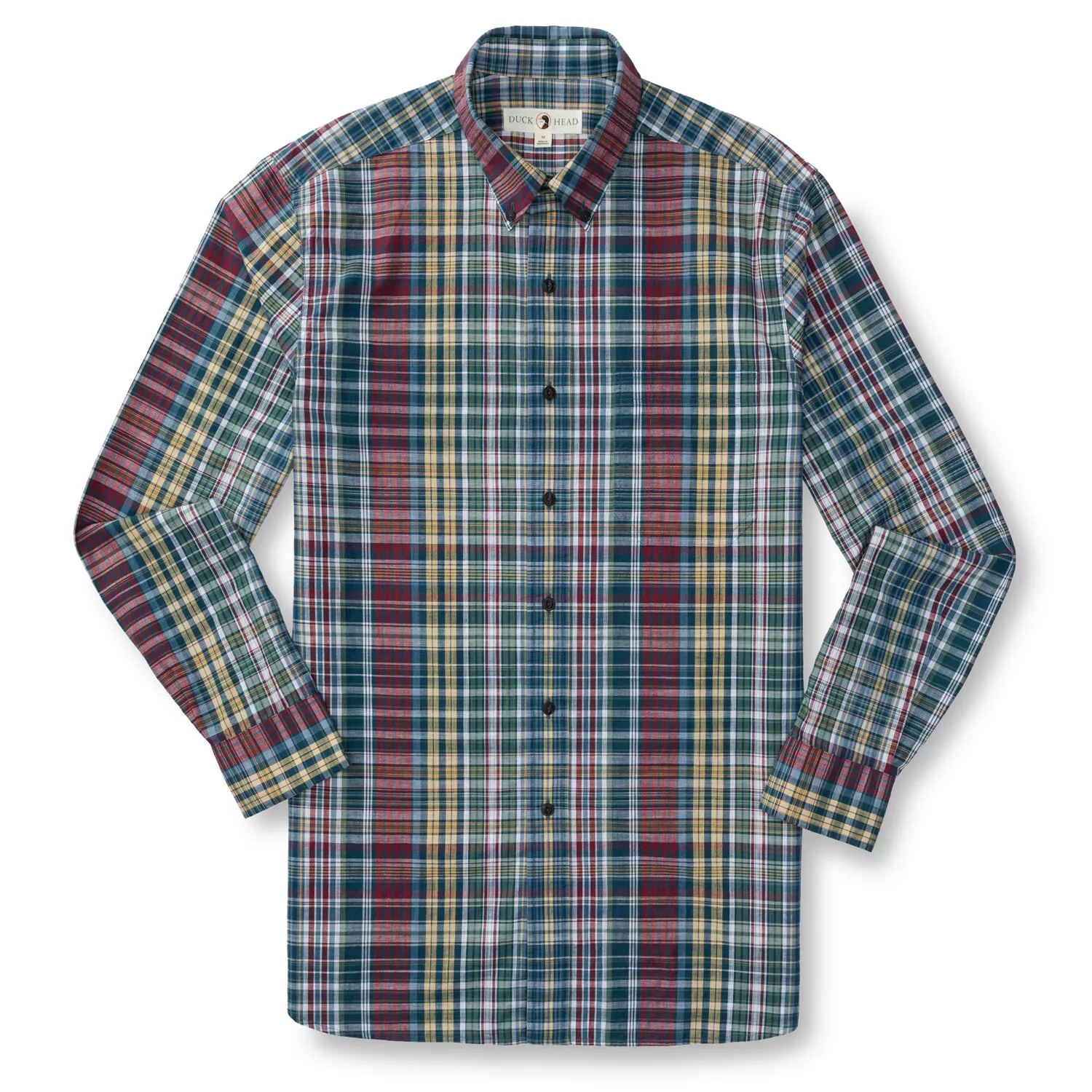 Reid Plaid Cotton Slub Sport Shirt