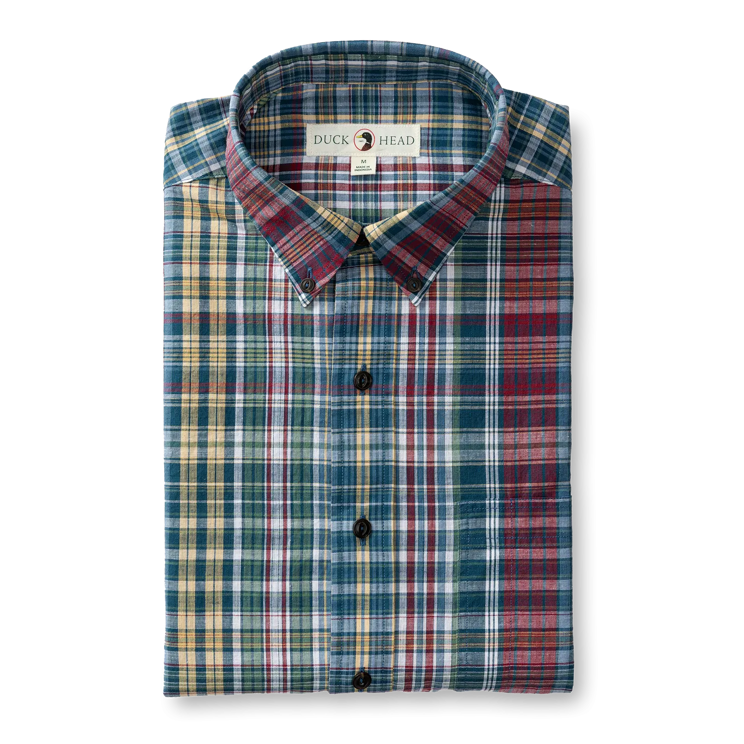 Reid Plaid Cotton Slub Sport Shirt