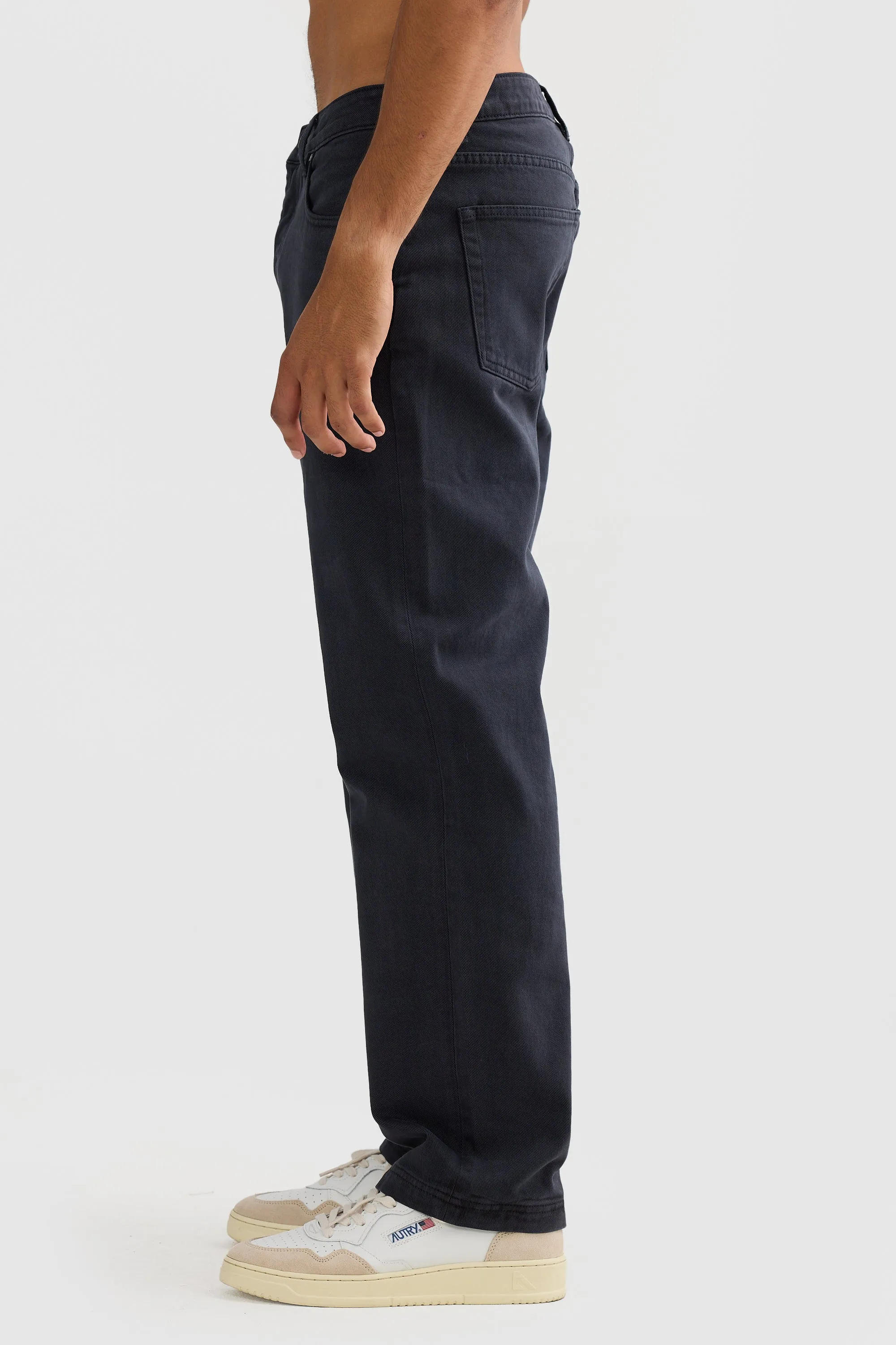 Relaxed Twill Pants Navy