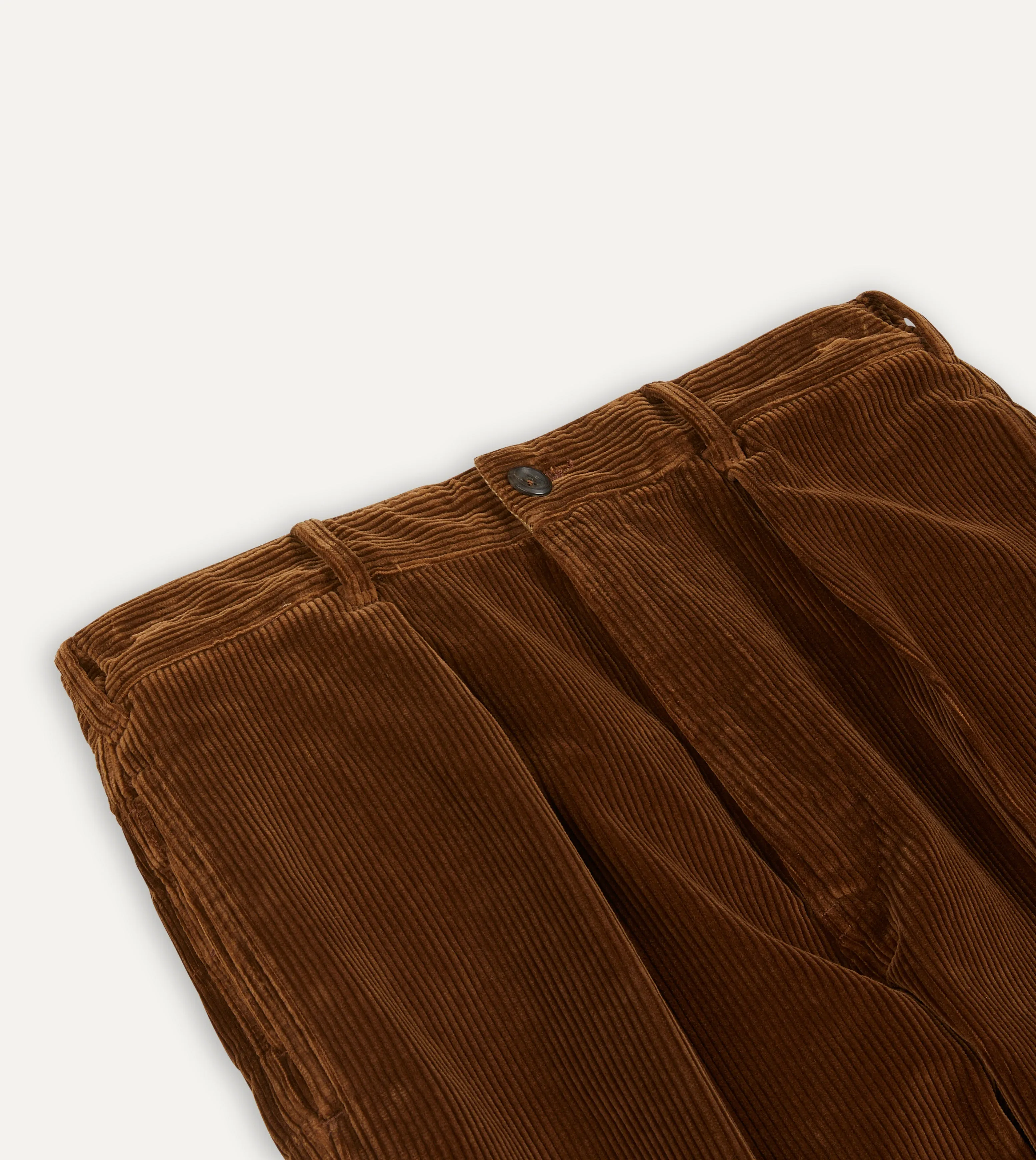 Russet Cotton Corduroy Games Trousers