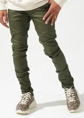 Serenede “Olive” Wax Jeans