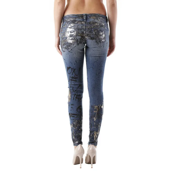 Sexy Woman Jeans Donna