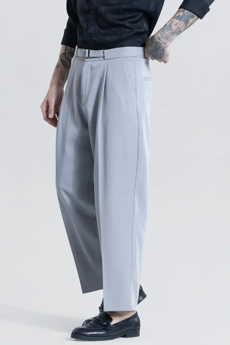 SleekStyle Premium Quality Grey Korean-Style Trousers