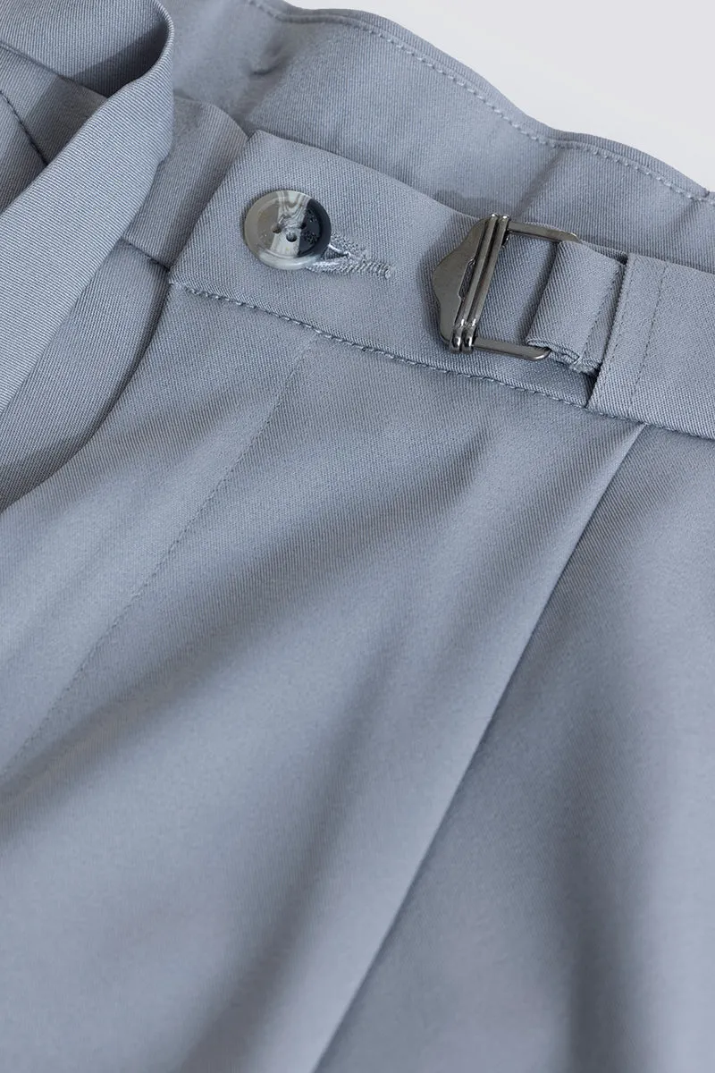 SleekStyle Premium Quality Grey Korean-Style Trousers