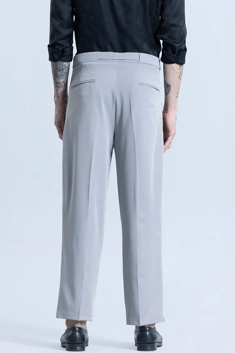 SleekStyle Premium Quality Grey Korean-Style Trousers