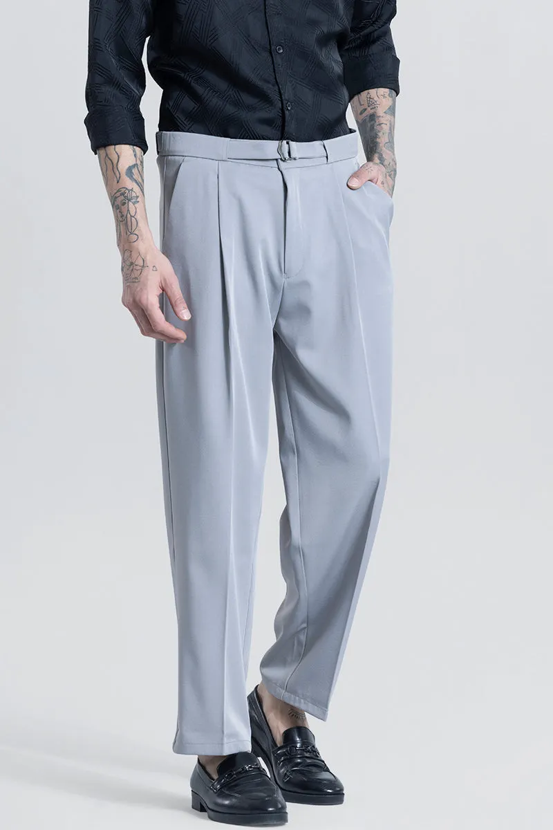 SleekStyle Premium Quality Grey Korean-Style Trousers