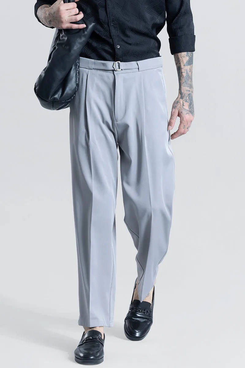 SleekStyle Premium Quality Grey Korean-Style Trousers