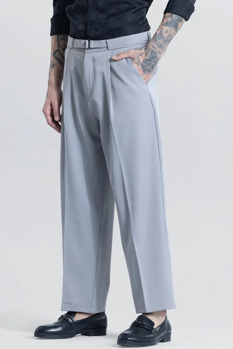 SleekStyle Premium Quality Grey Korean-Style Trousers